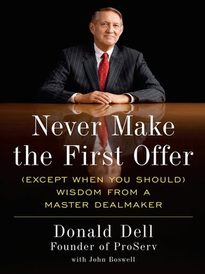 cover image of Never Make the First Offer